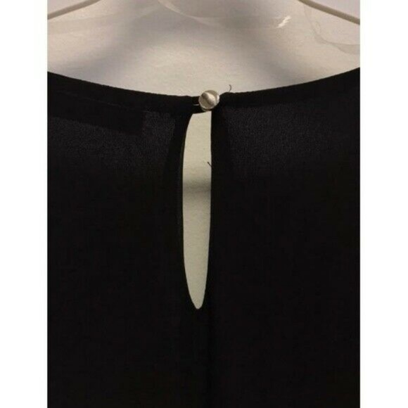 NWOT PLUS Size Ruffle Sleeve Chiffon Overlay Dress - Picture 5 of 5